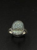 925 sterling silver oval ring