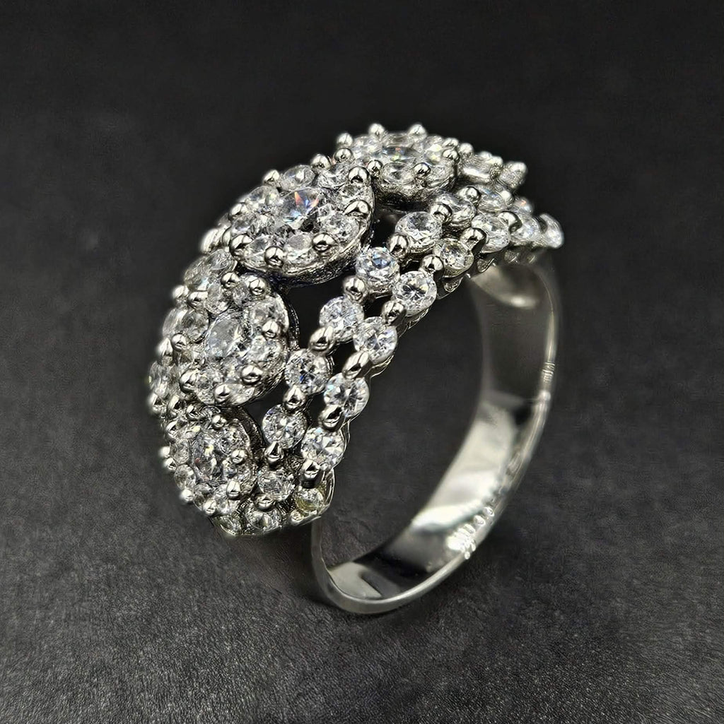 Brand New Silver 925 Cubic Zirconia Ring