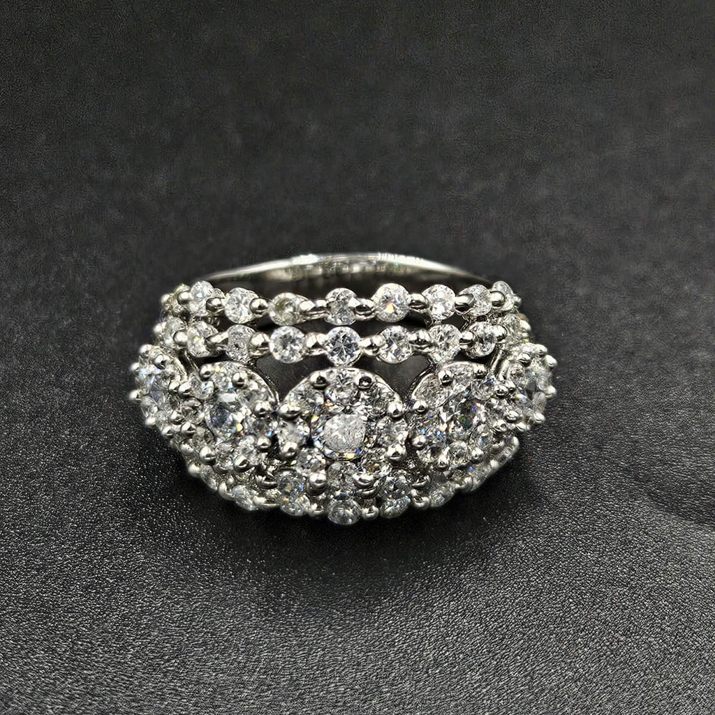 Brand New Silver 925 Cubic Zirconia Ring