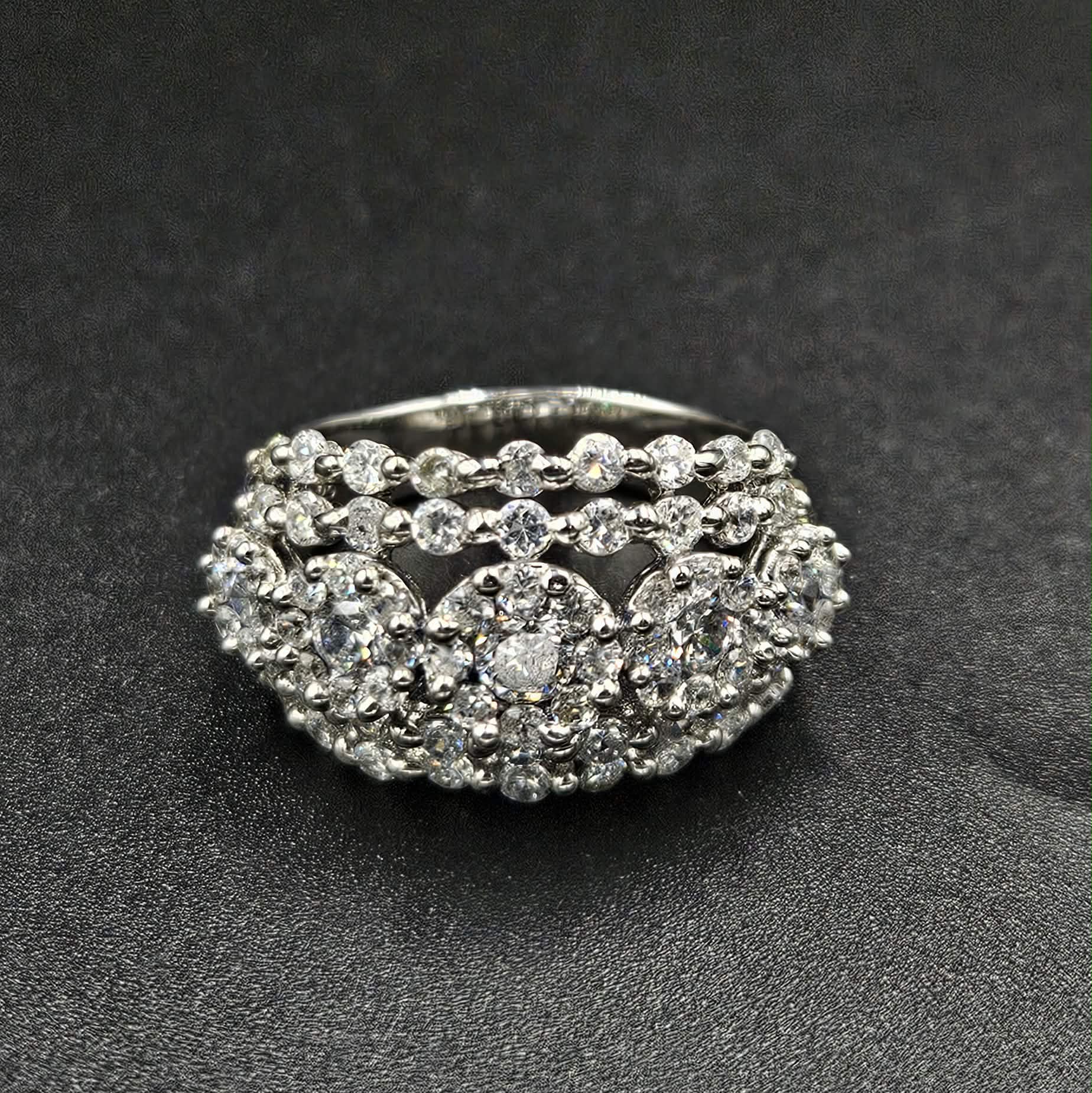 Brand New Silver 925 Cubic Zirconia Ring