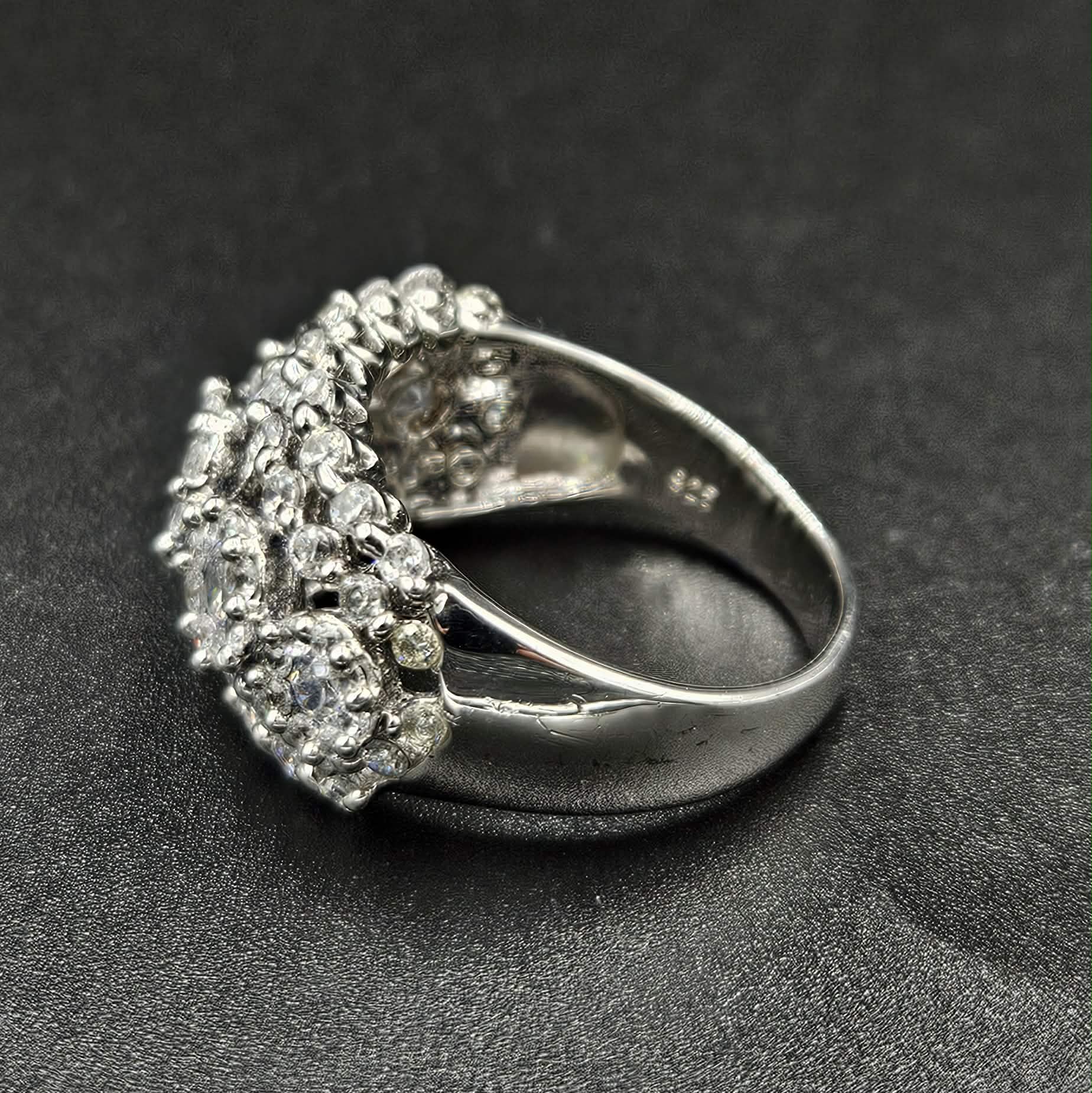 Brand New Silver 925 Cubic Zirconia Ring