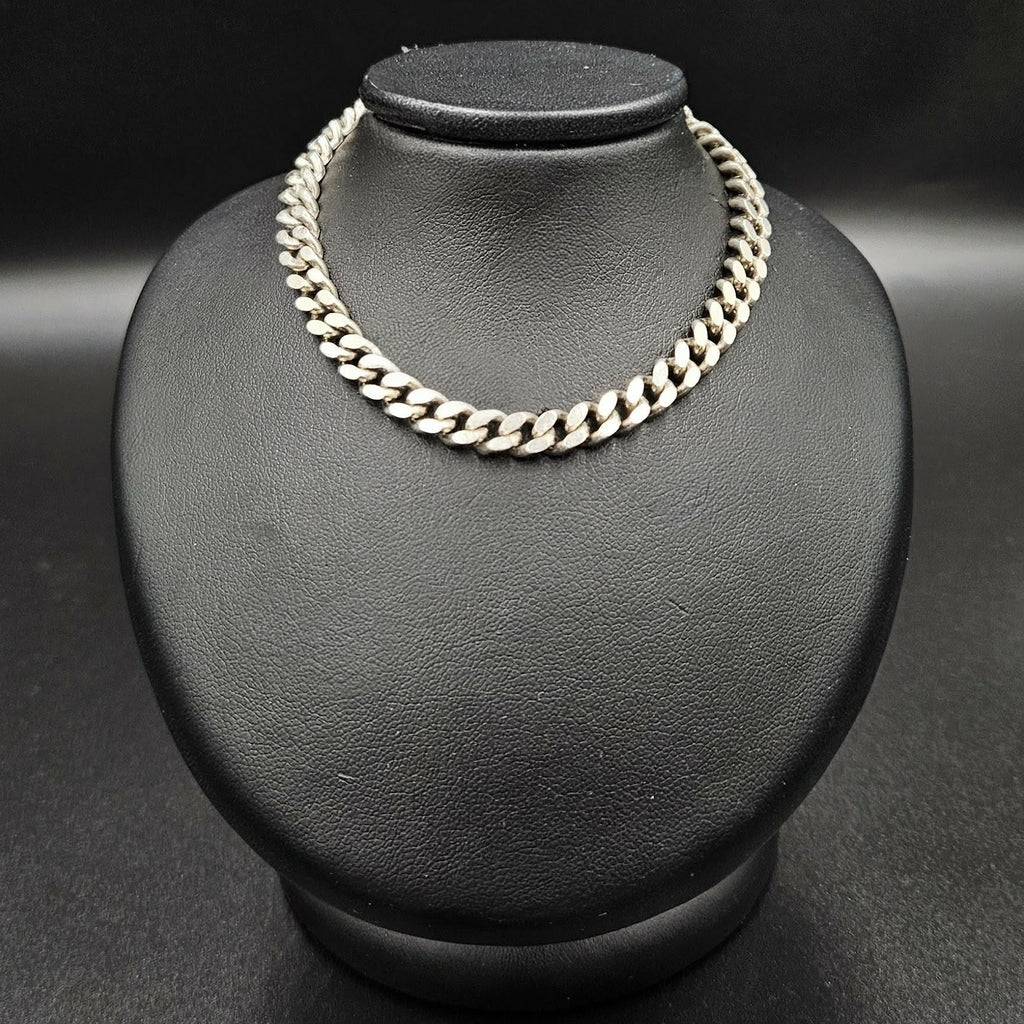 Silver Solid Link Bracelet
