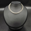 Silver Solid Link Bracelet