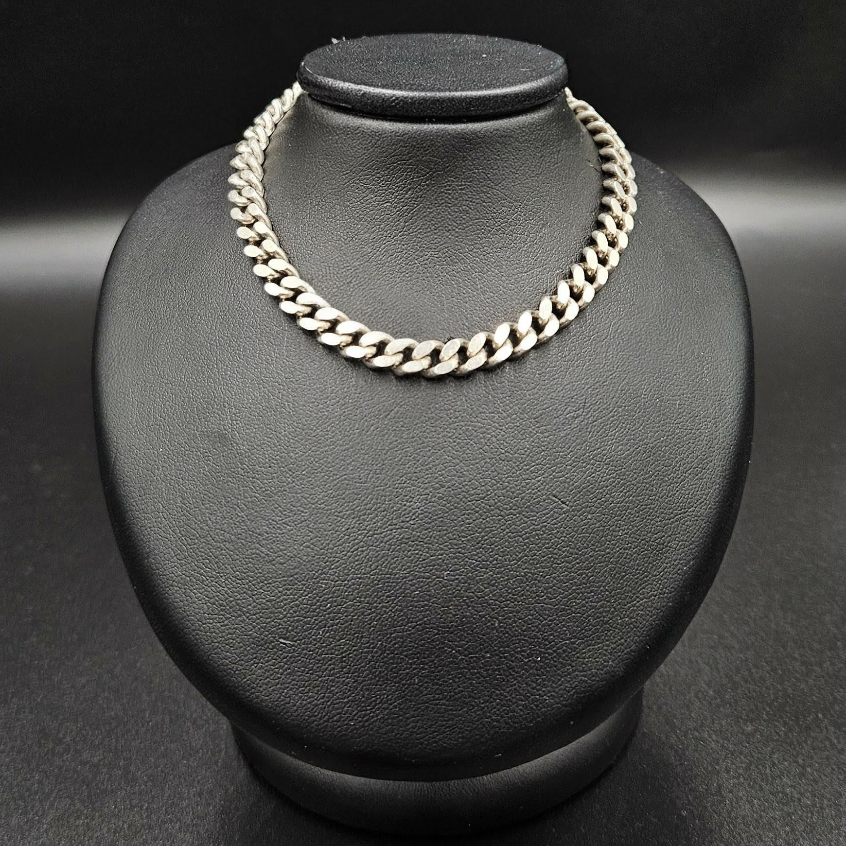Silver Solid Link Bracelet
