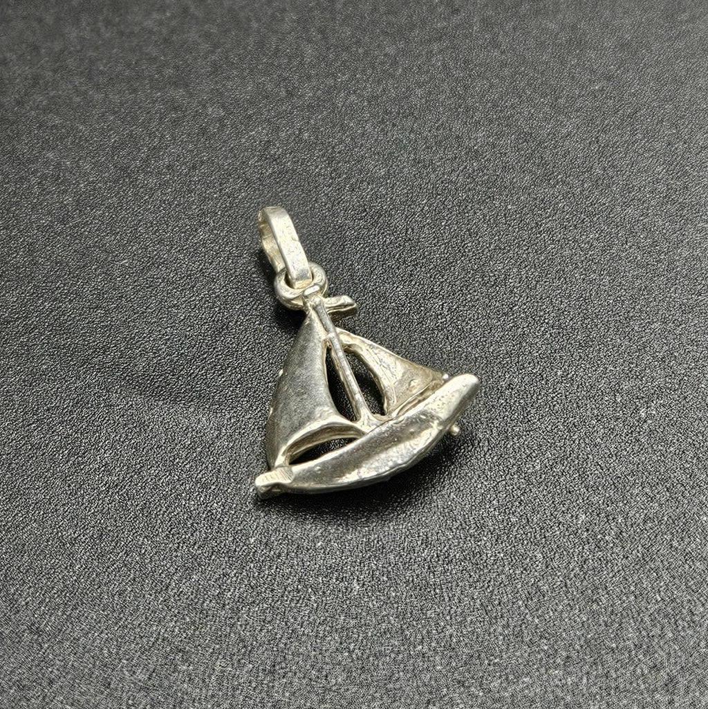 Silver SailBoat Charm