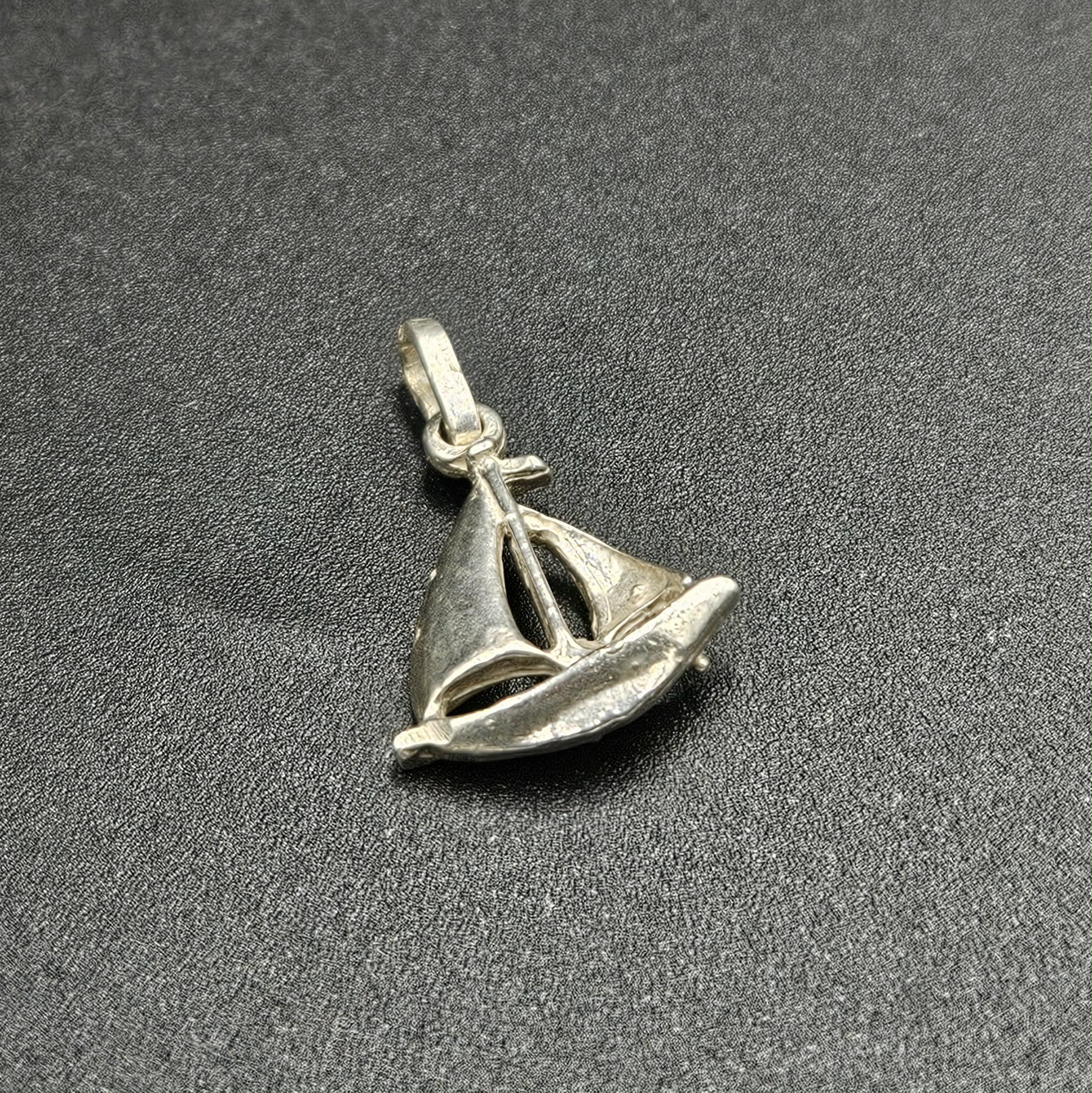 Silver SailBoat Charm