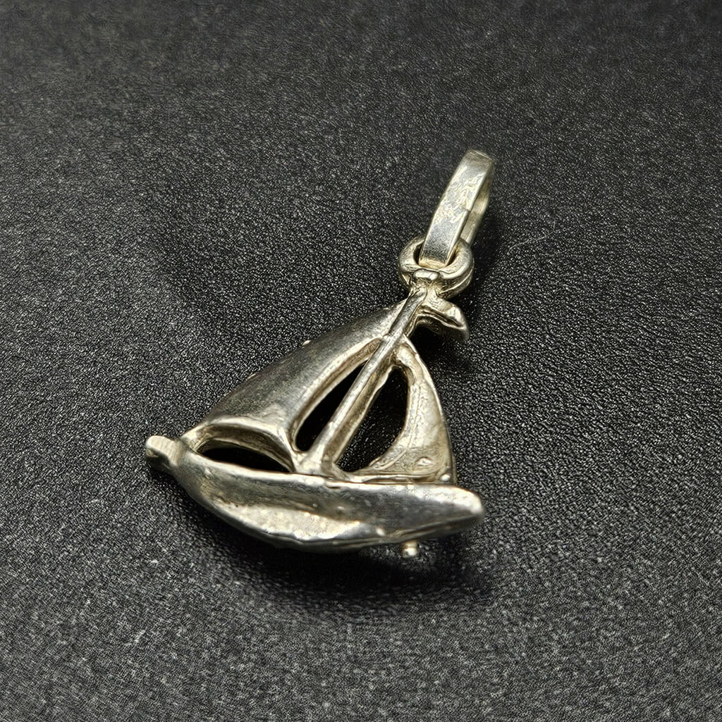 Silver SailBoat Charm