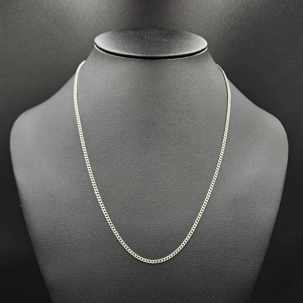 Sterling Silver Curb Style Chain