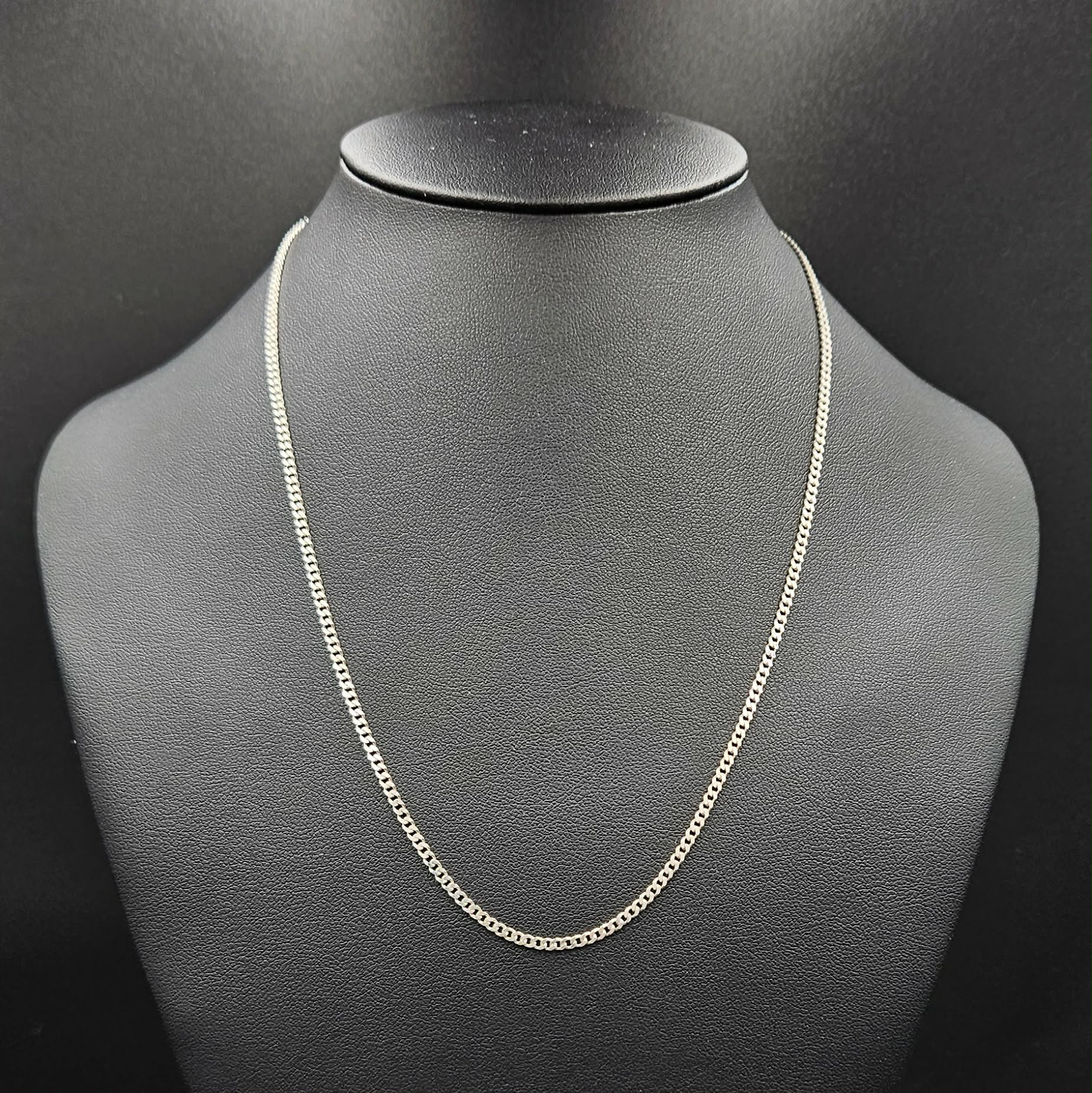 Sterling Silver Curb Style Chain