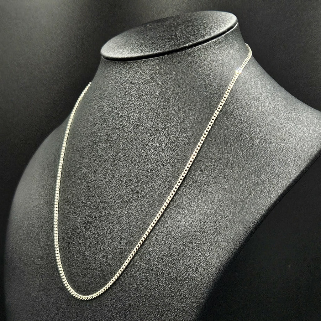 Sterling Silver Curb Style Chain