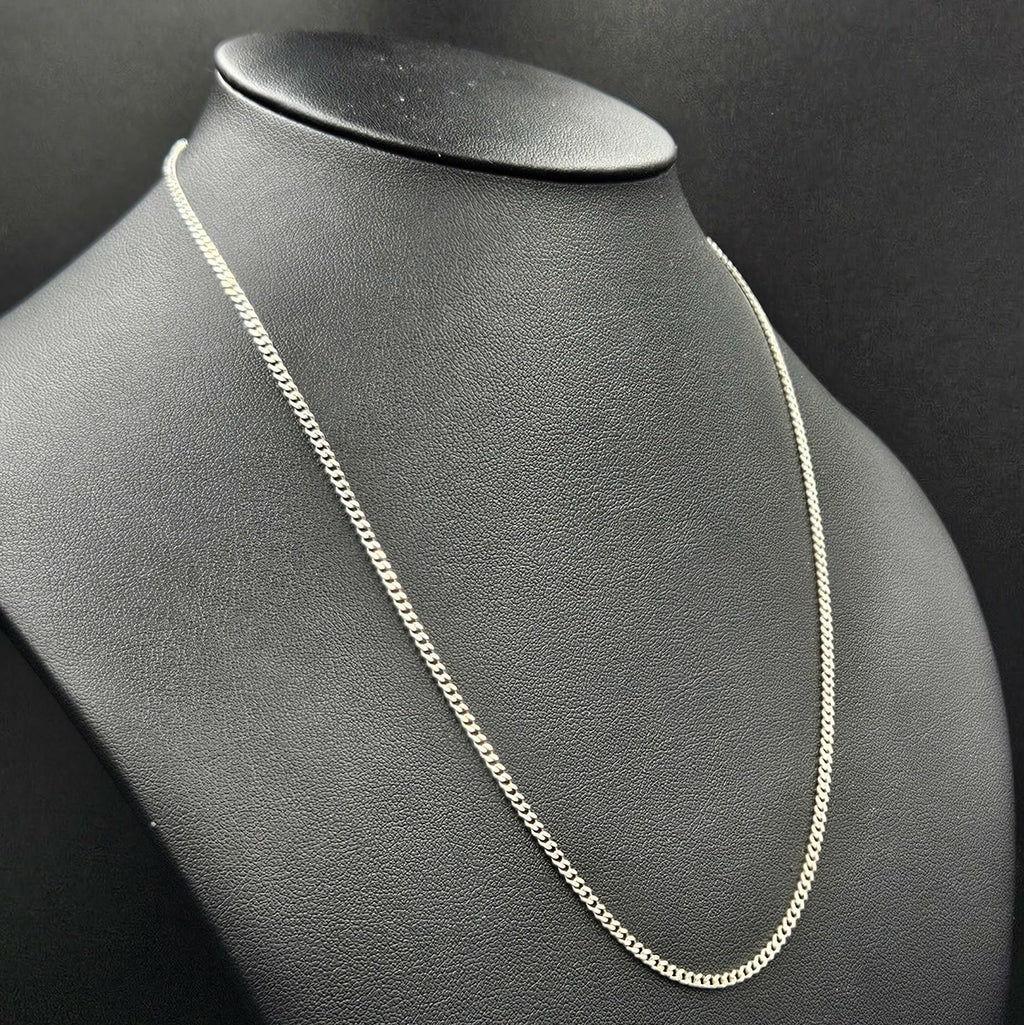 Sterling Silver Curb Style Chain