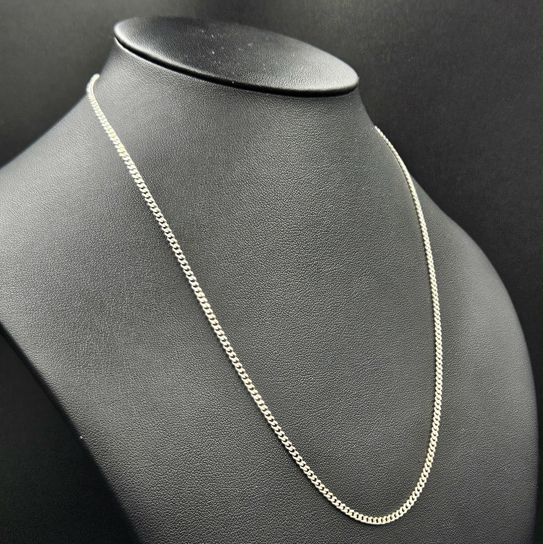 Sterling Silver Curb Style Chain