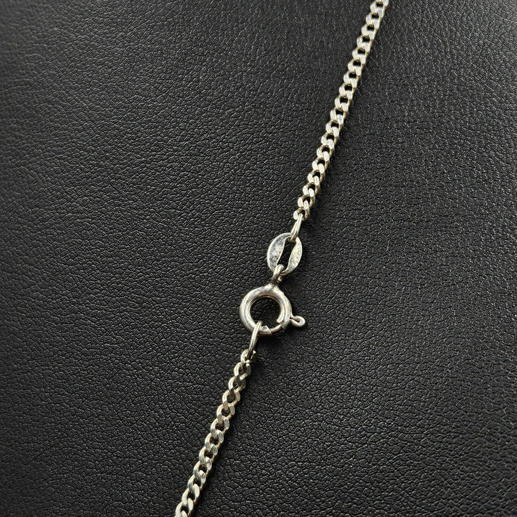 Sterling Silver Curb Style Chain