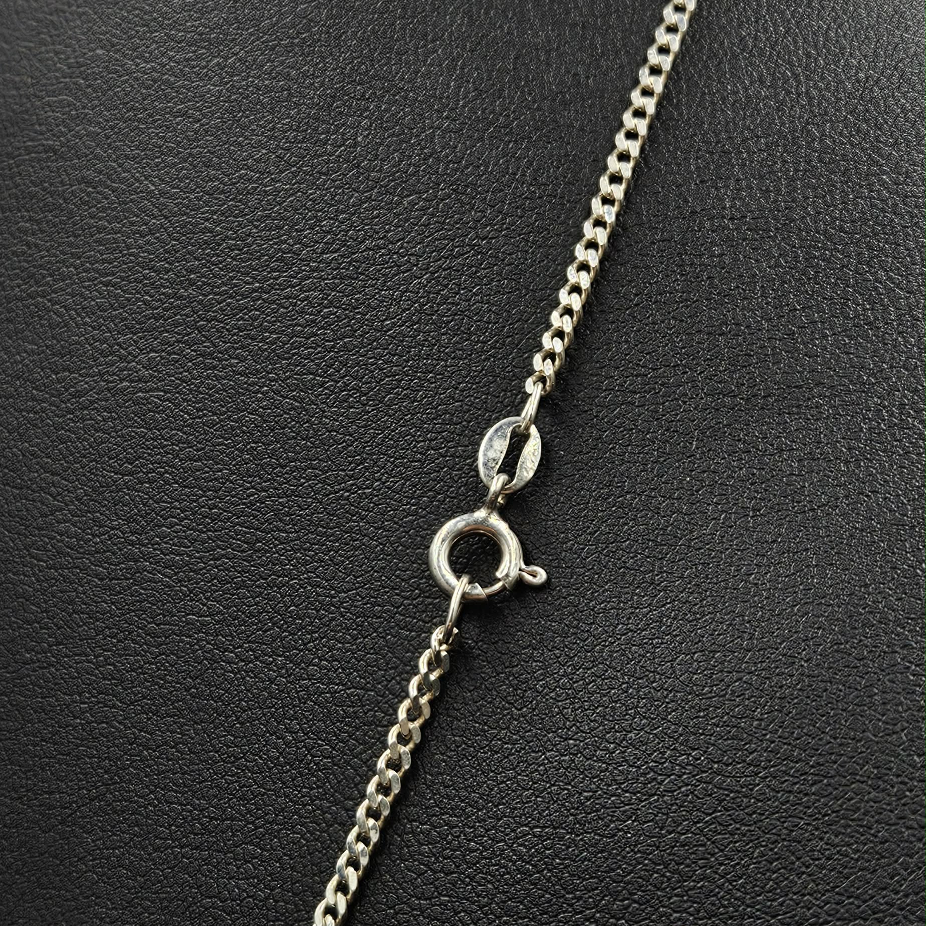 Sterling Silver Curb Style Chain