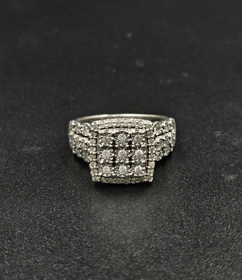 Silver Cubic Zirconia Ring