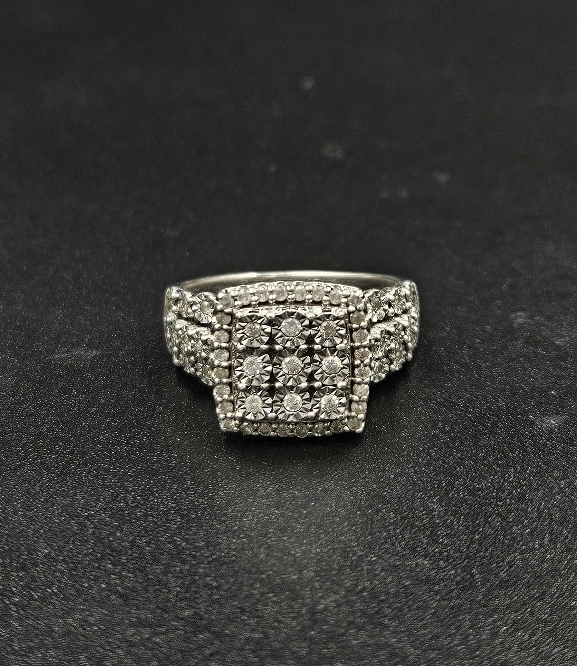 Silver Cubic Zirconia Ring
