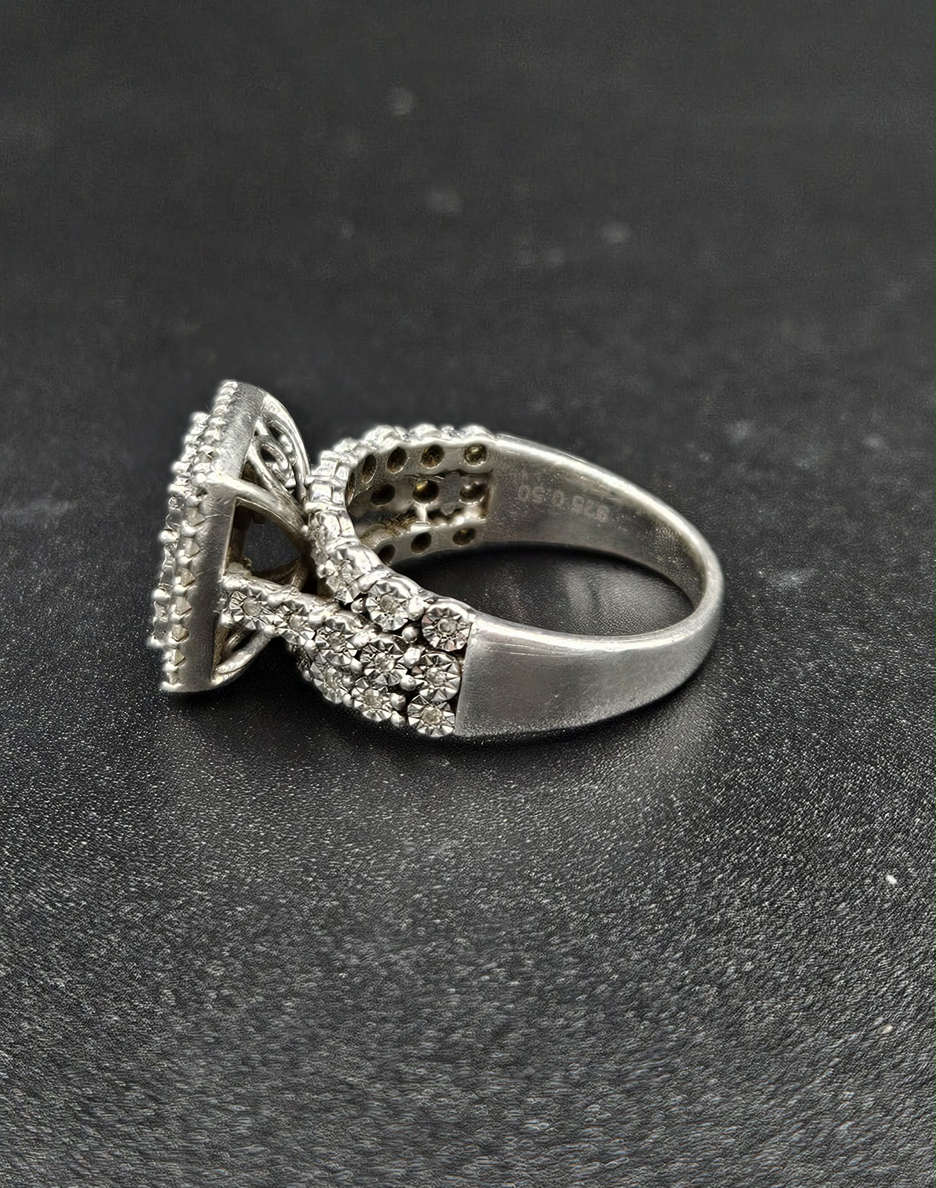 Silver Cubic Zirconia Ring
