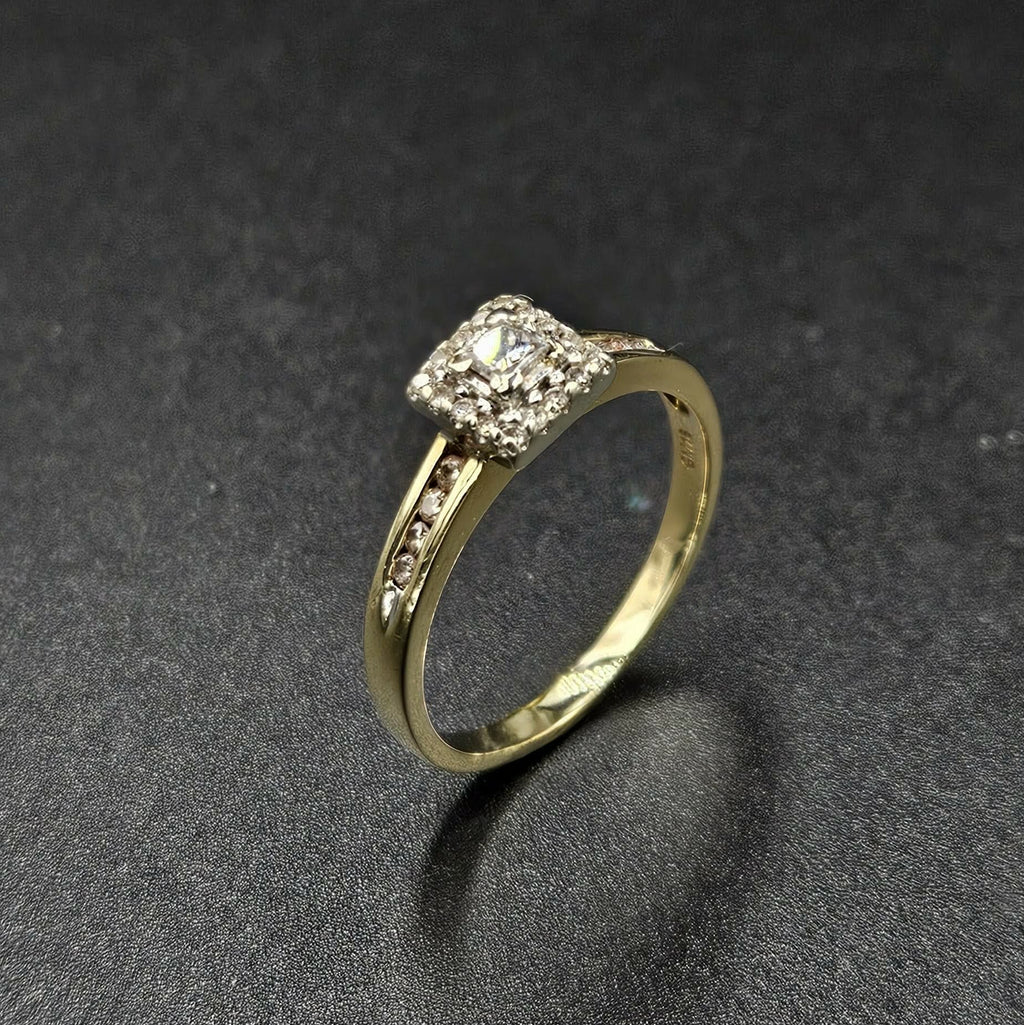 9ct Yellow Gold Diamond Ladies Wedders