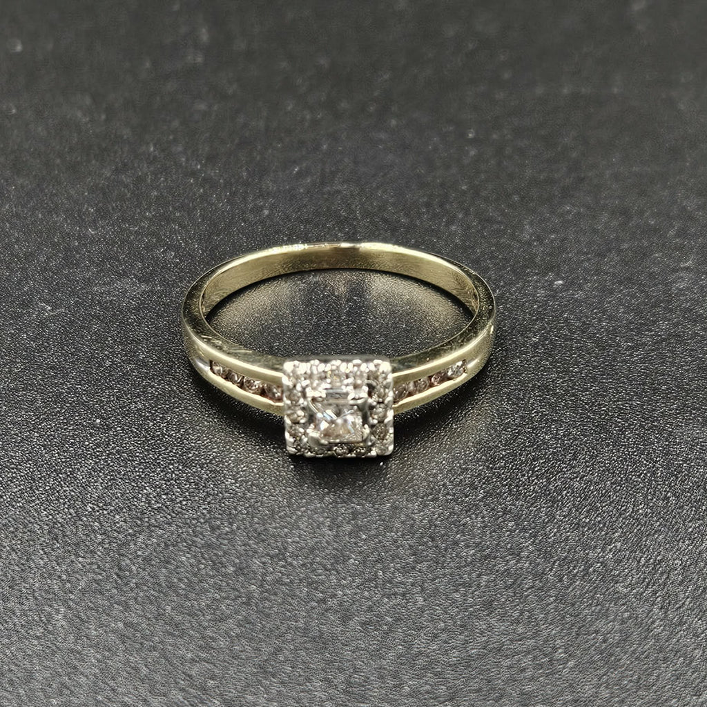 9ct Yellow Gold Diamond Ladies Wedders