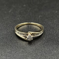 9ct Yellow Gold Diamond Ring