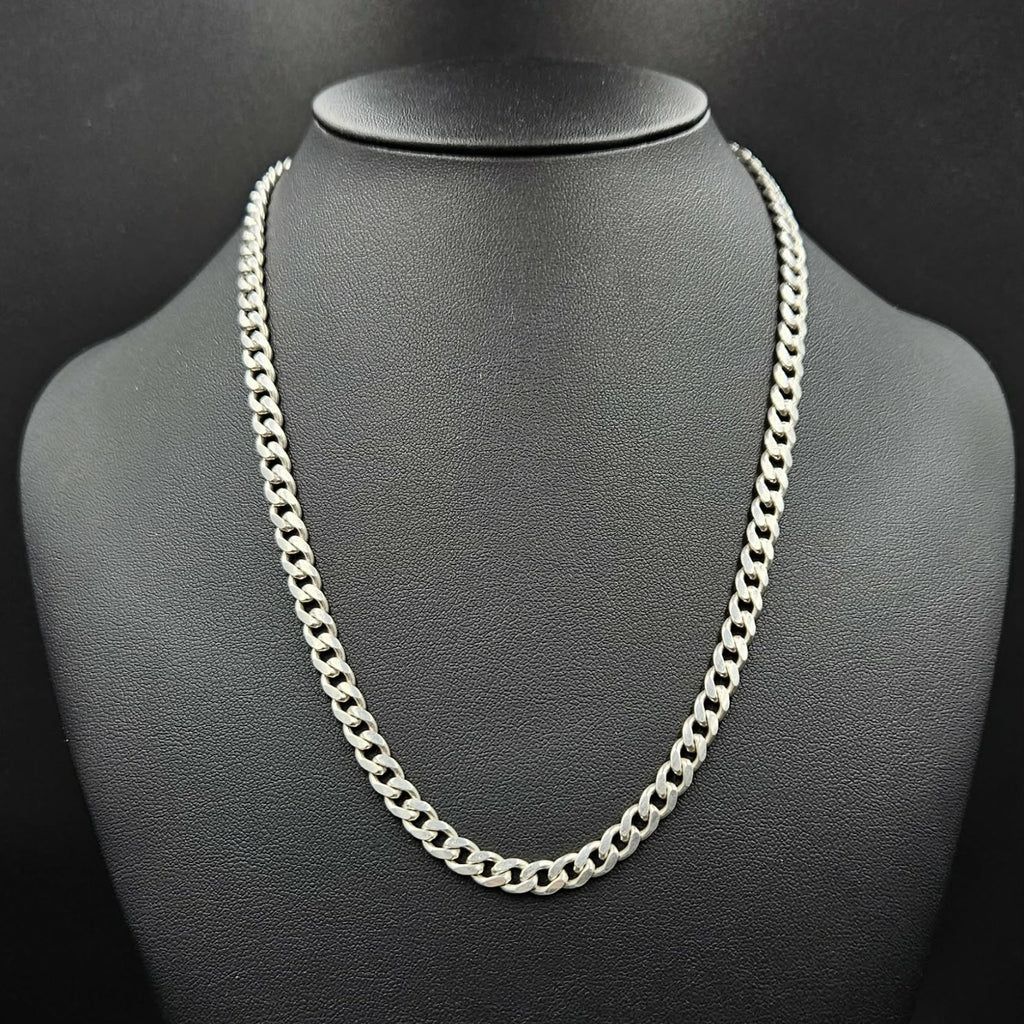 Sterling Silver Curb Style Chain
