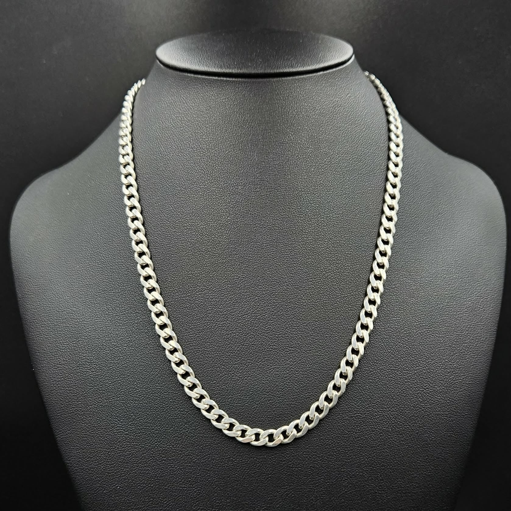 Sterling Silver Curb Style Chain