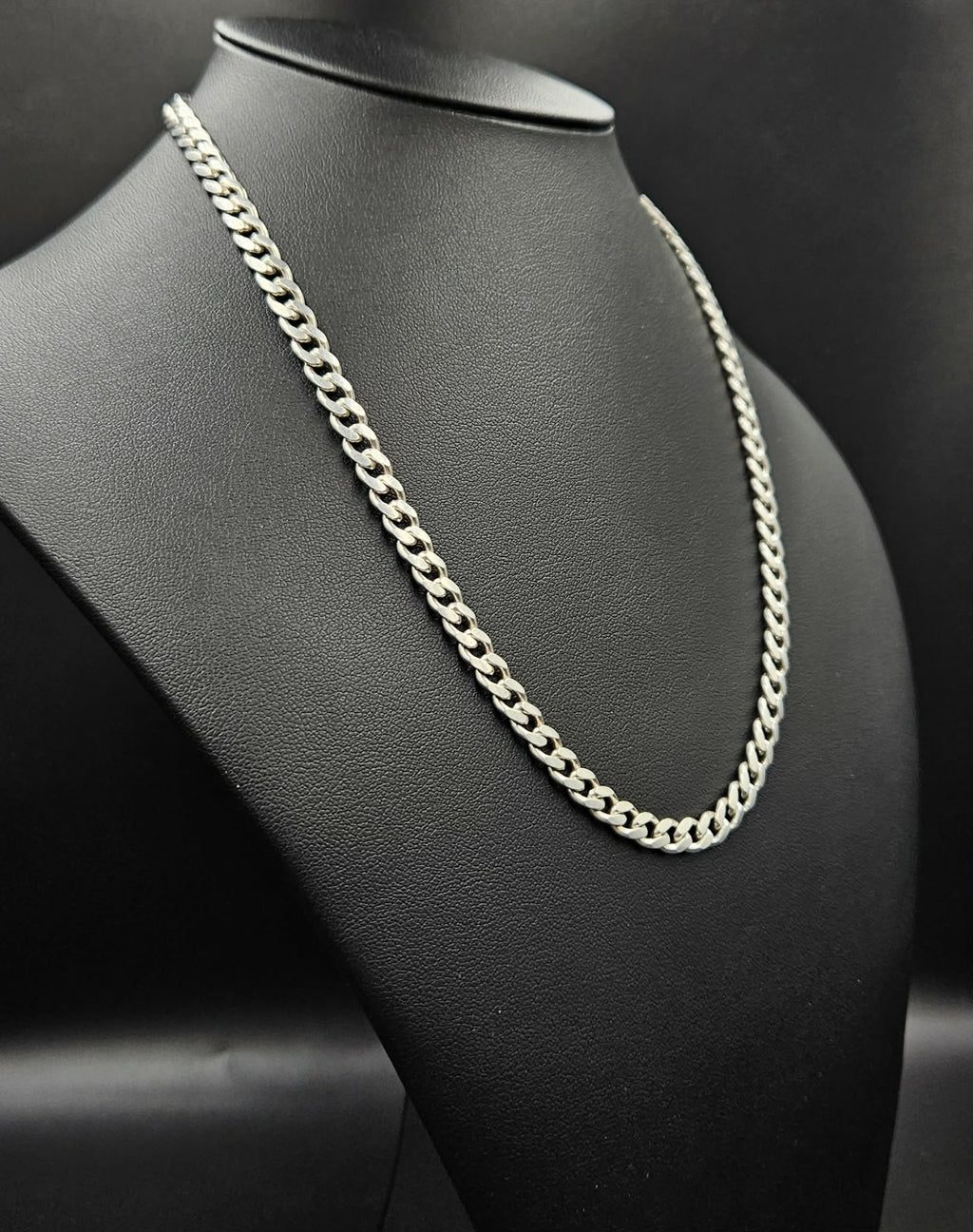 Sterling Silver Curb Style Chain