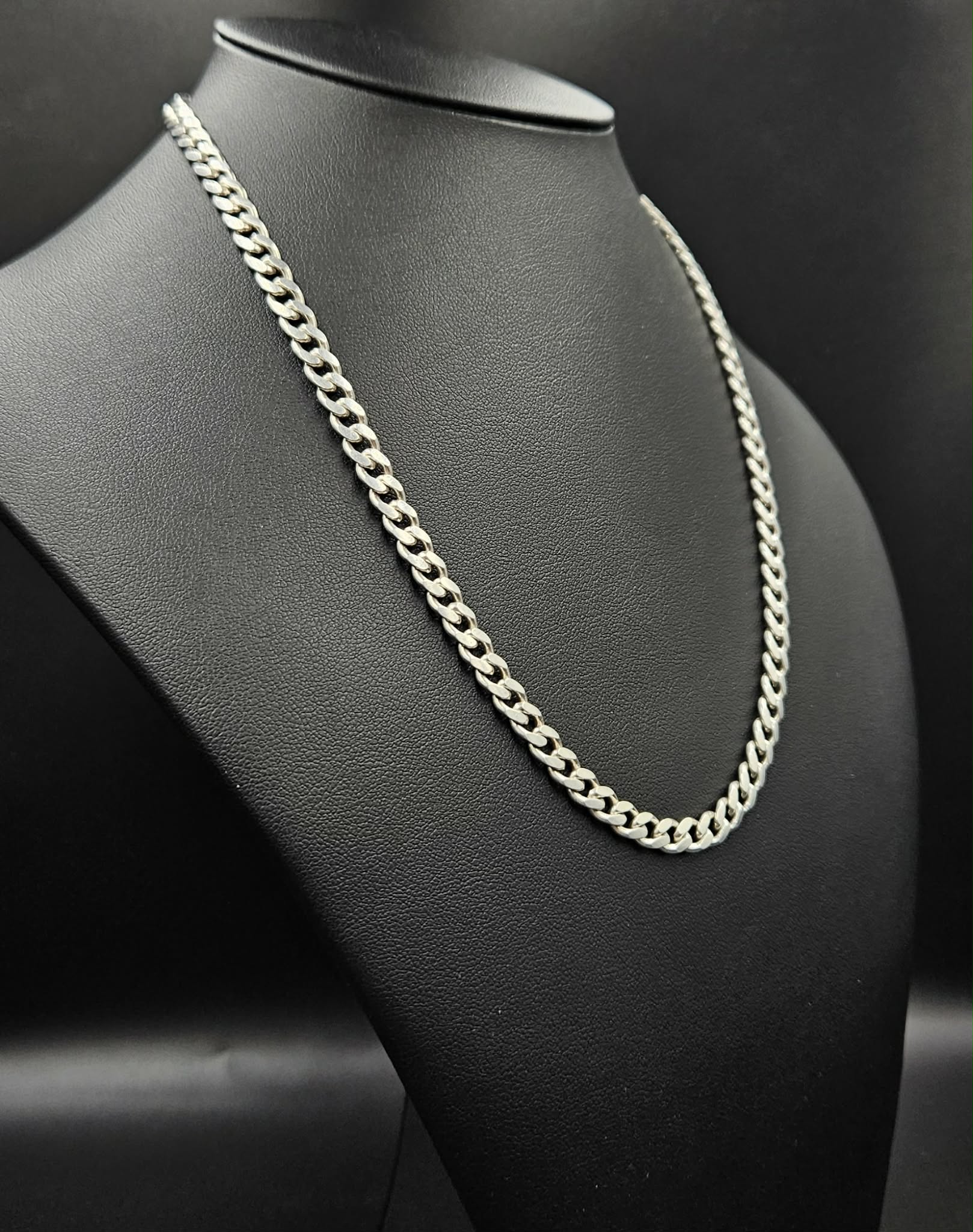 Sterling Silver Curb Style Chain