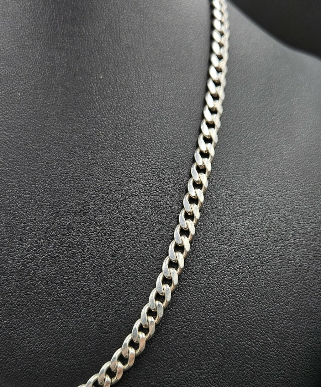Sterling Silver Curb Style Chain