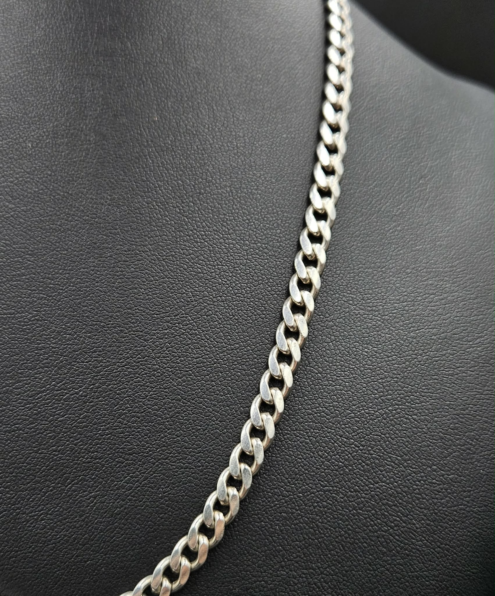 Sterling Silver Curb Style Chain