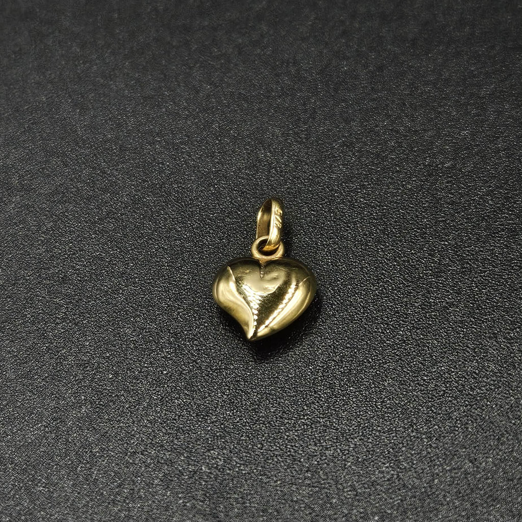9ct Yellow Gold Heart Pendant
