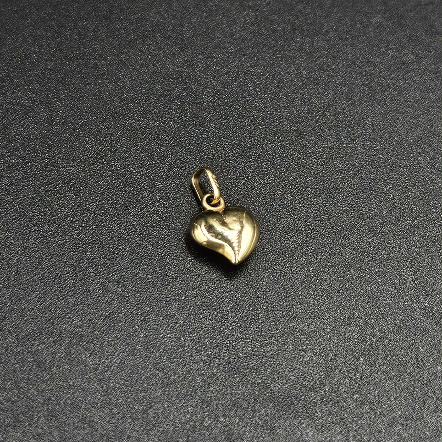 9ct Yellow Gold Heart Pendant