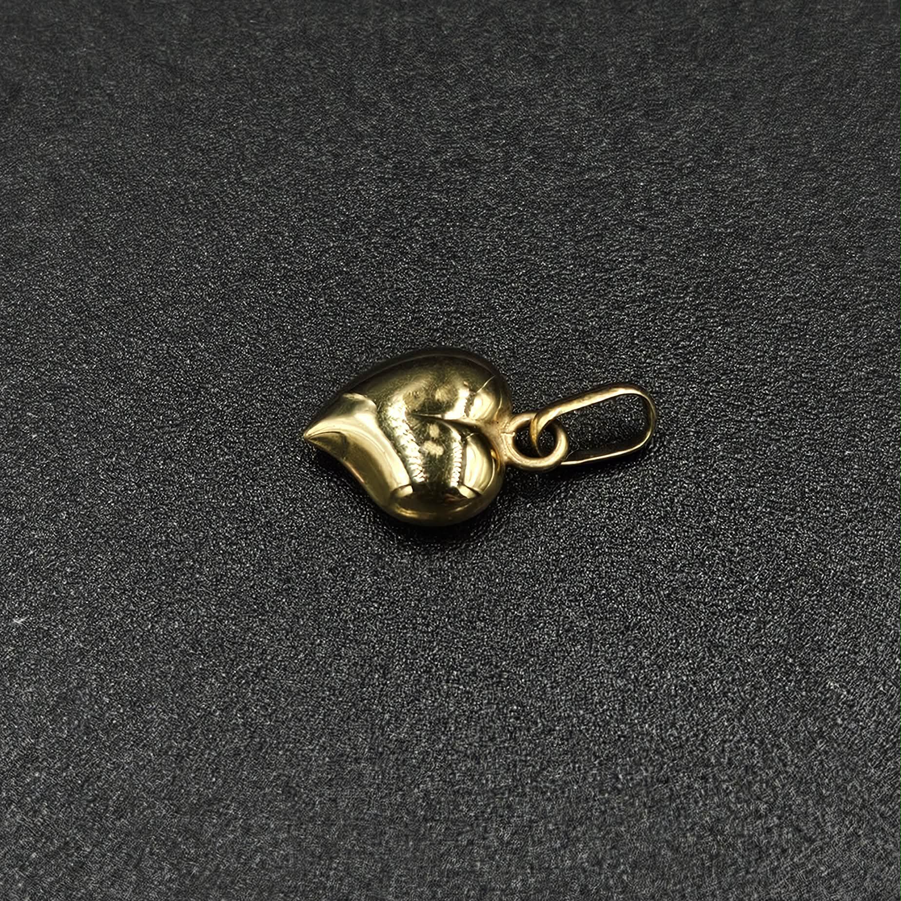 9ct Yellow Gold Heart Pendant