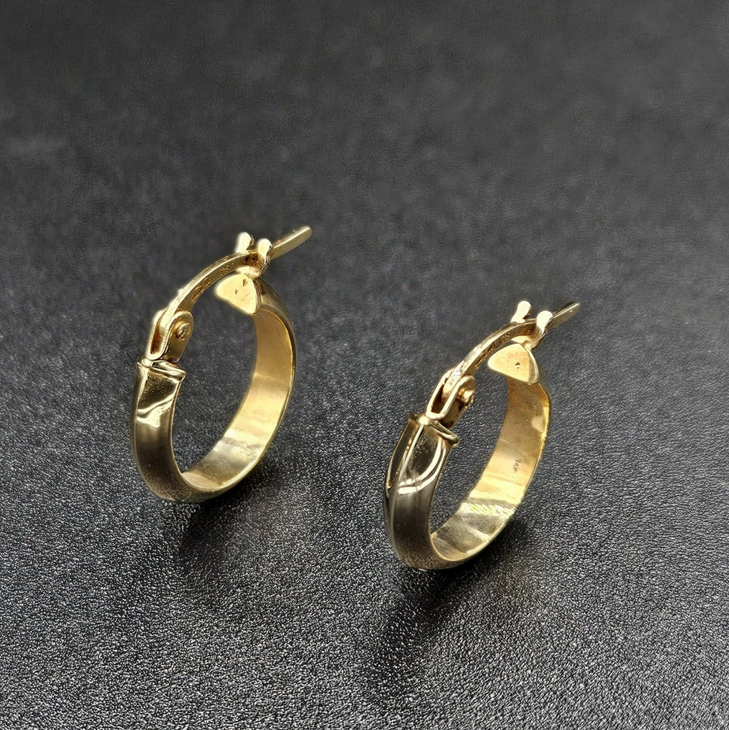 9ct Yellow Gold Huggie Earrings