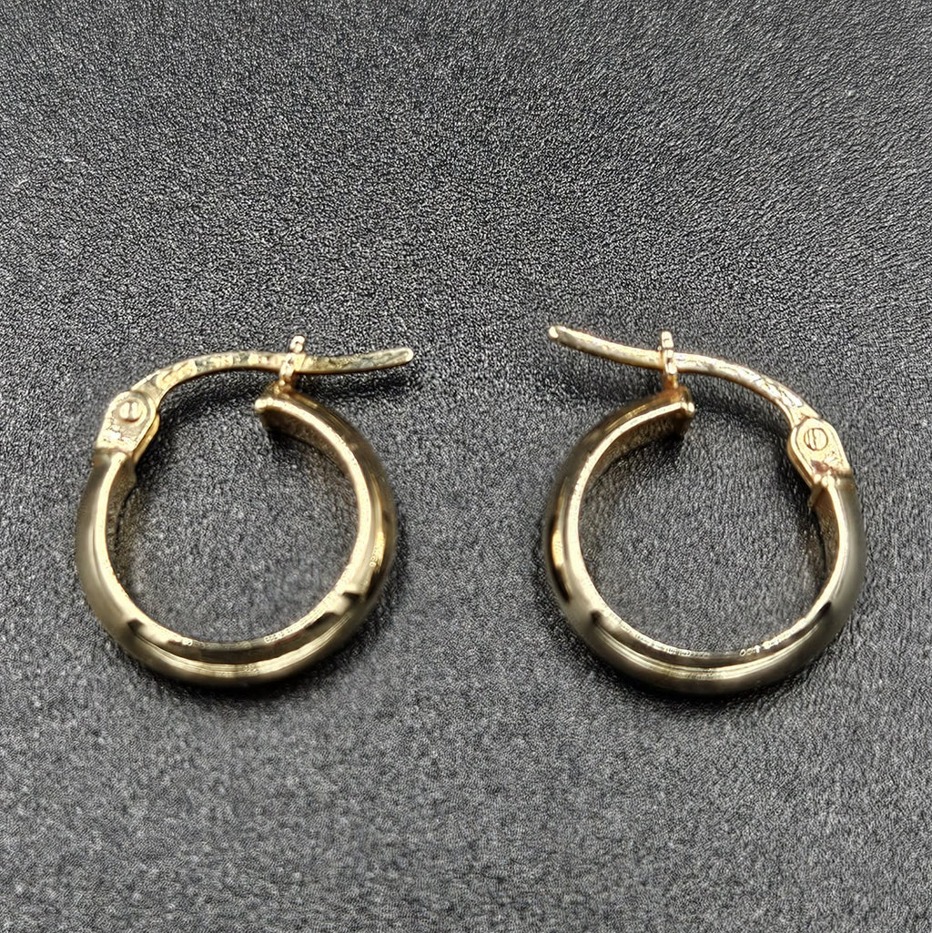 9ct Yellow Gold Huggie Earrings