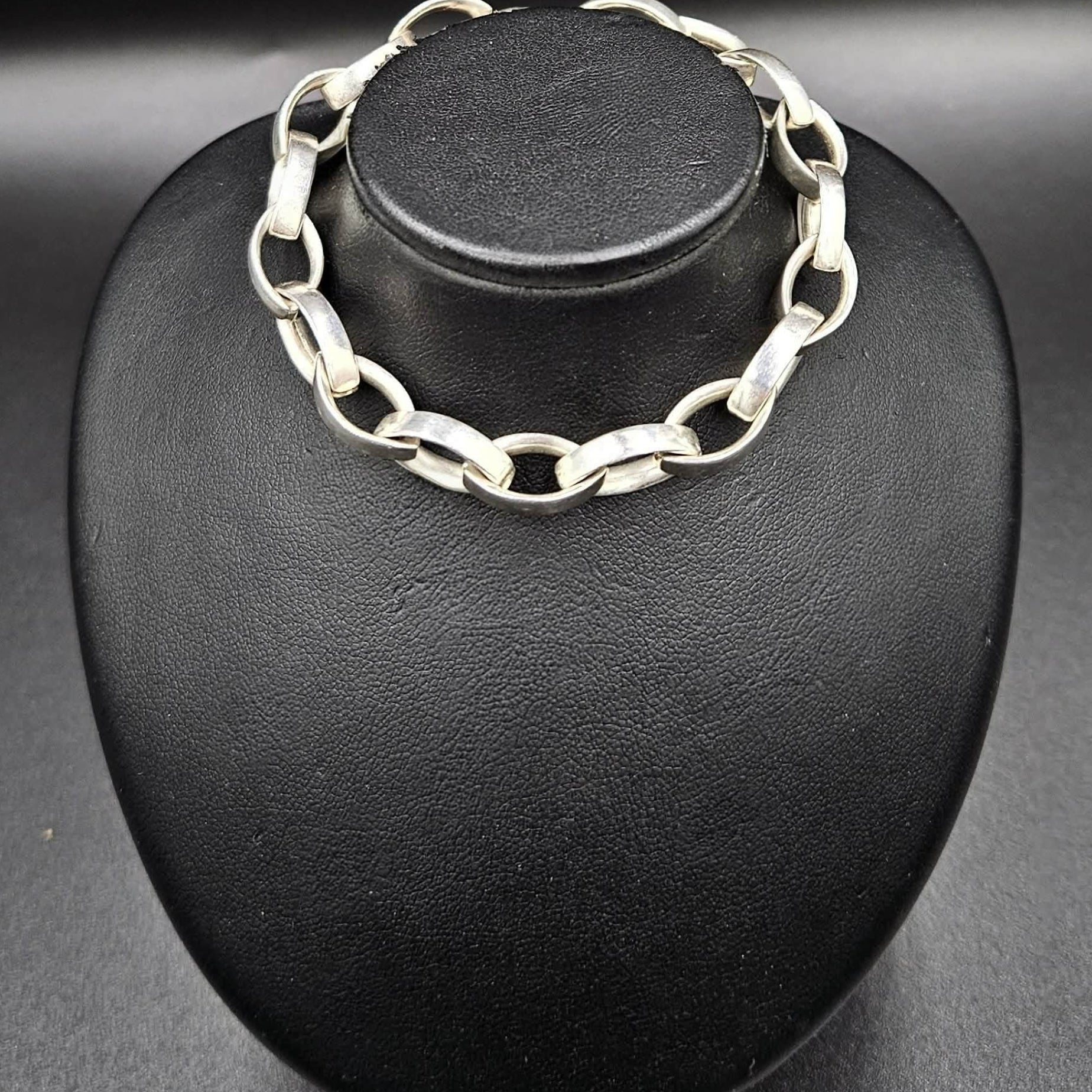Sterling Silver Bracelet Chain-Link Design