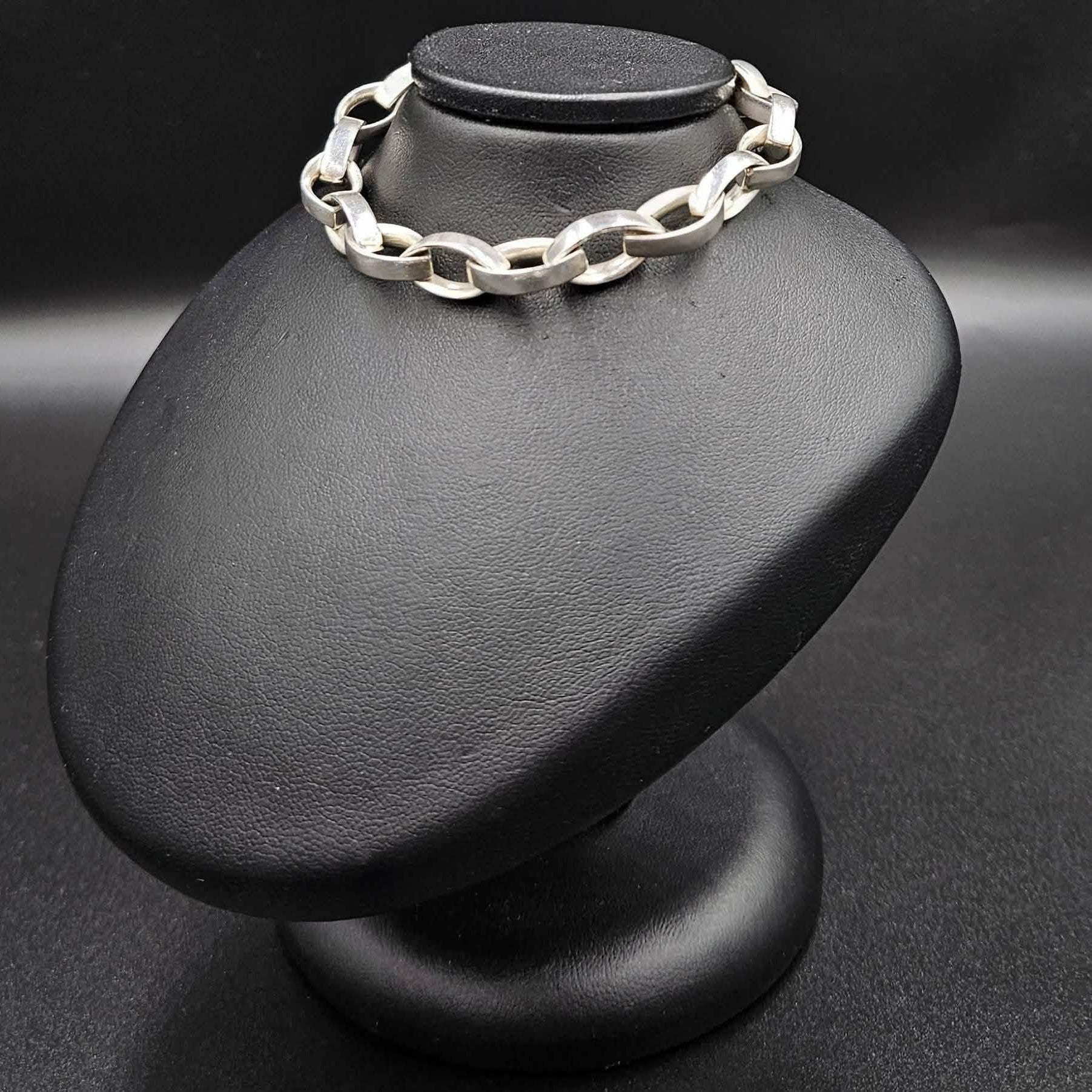 Sterling Silver Bracelet Chain-Link Design