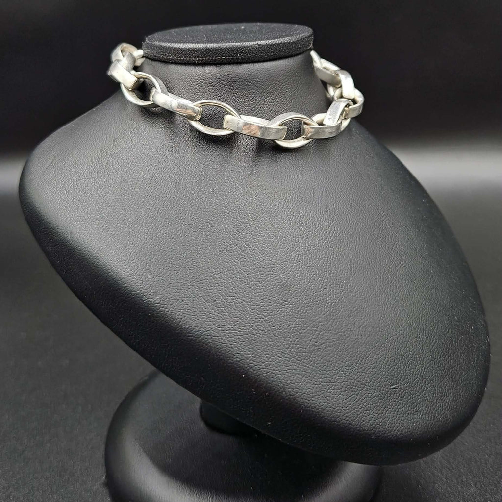 Sterling Silver Bracelet Chain-Link Design
