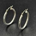 Sterling Silver 925 Hoop Earrings