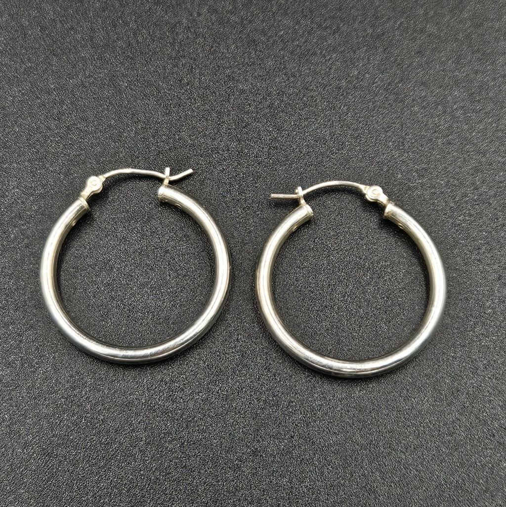 Sterling Silver 925 Hoop Earrings