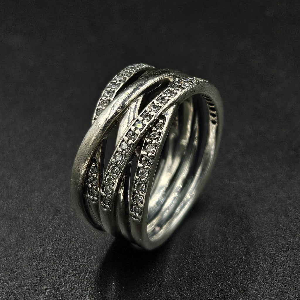 Sterling Silver Cubic Zirconia Ring