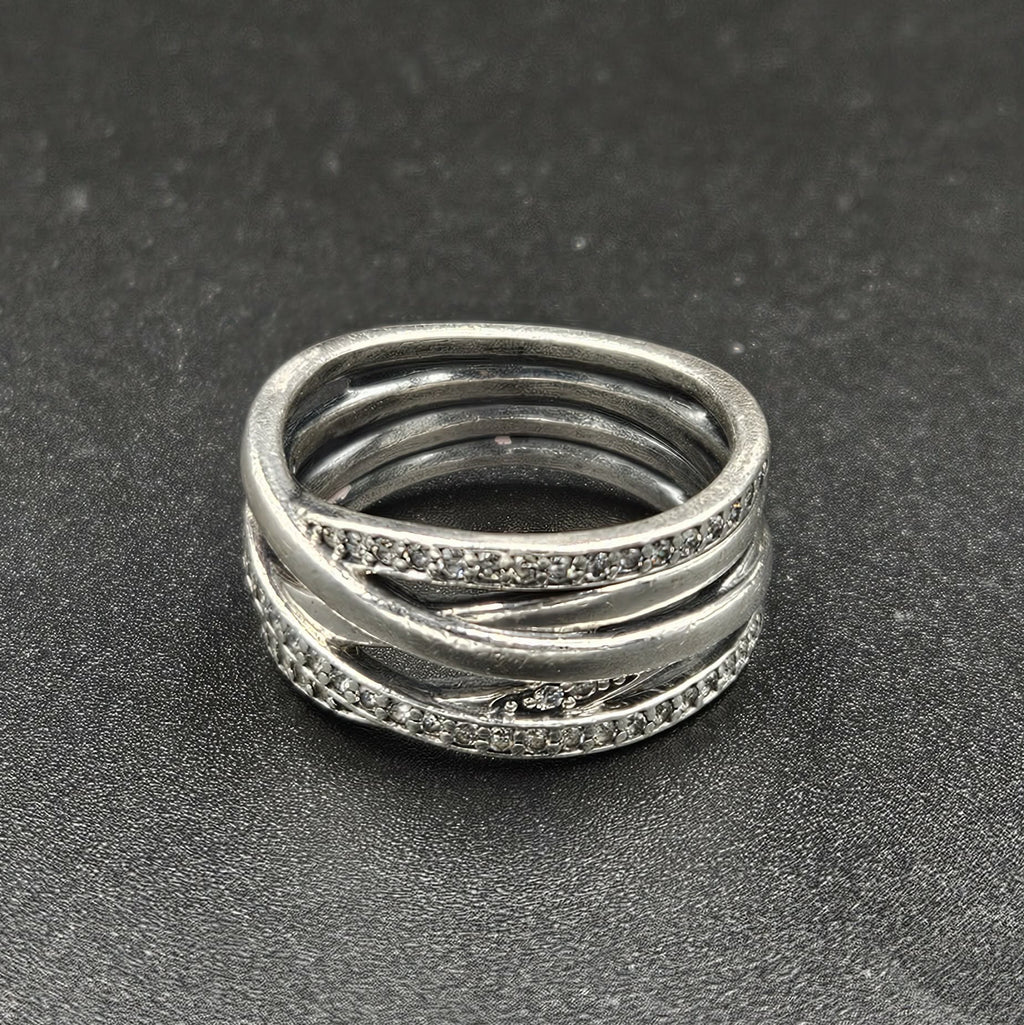 Sterling Silver Cubic Zirconia Ring