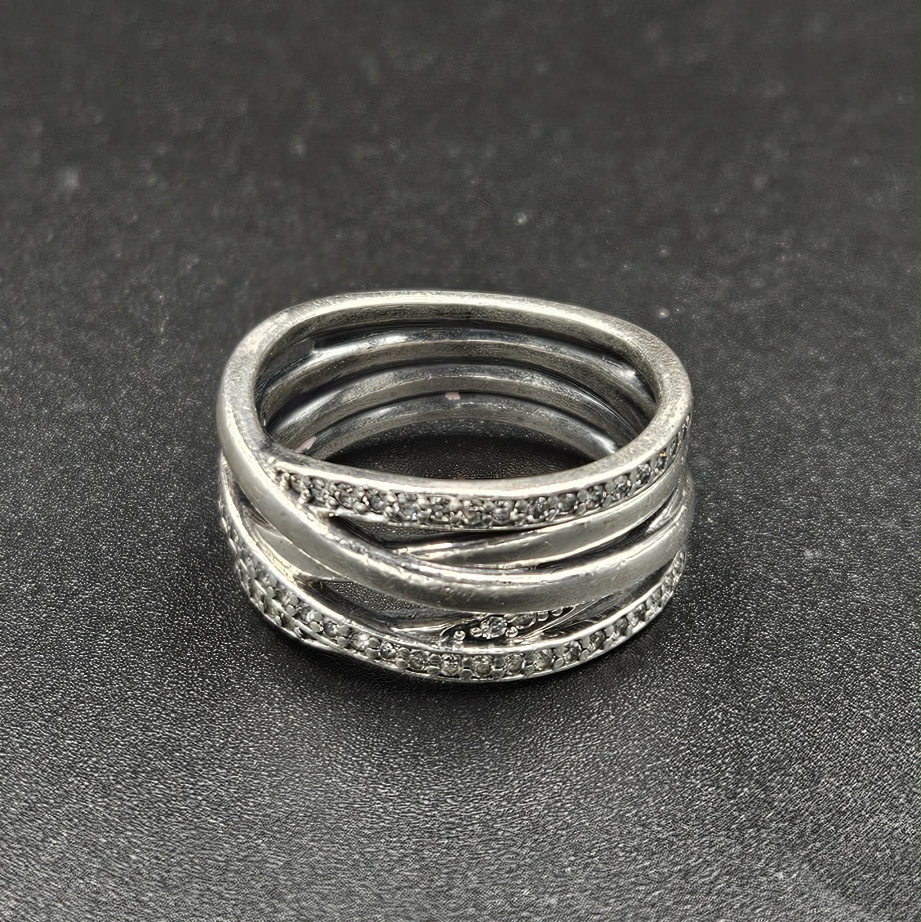 Sterling Silver Cubic Zirconia Ring