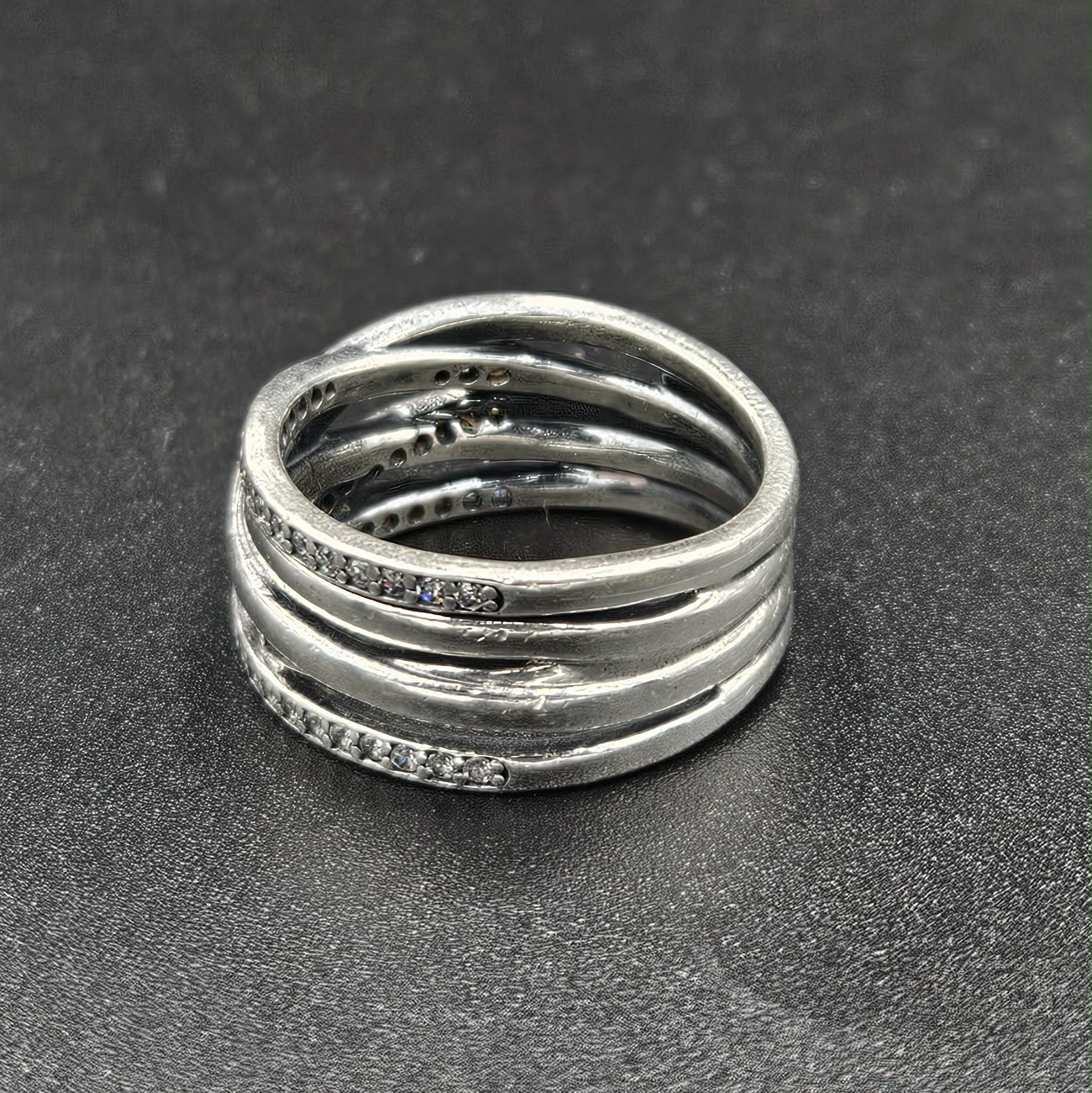 Sterling Silver Cubic Zirconia Ring