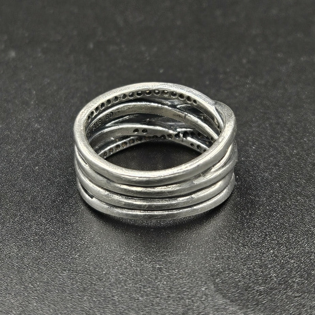 Sterling Silver Cubic Zirconia Ring
