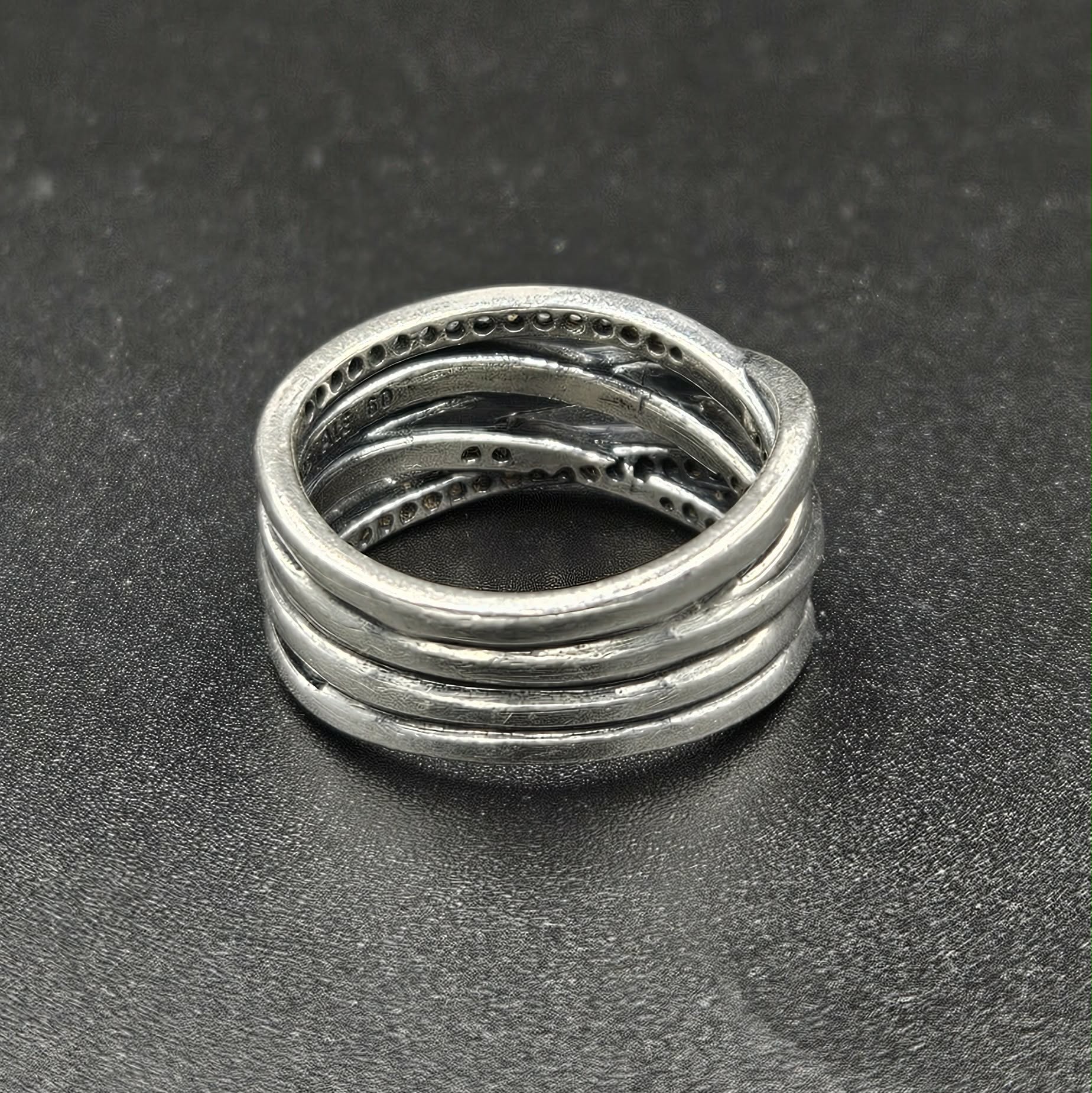 Sterling Silver Cubic Zirconia Ring