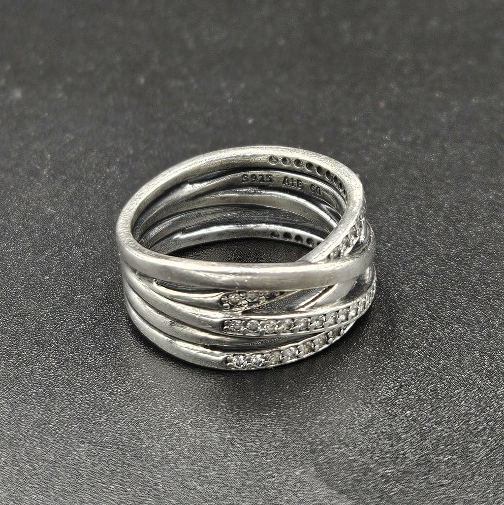 Sterling Silver Cubic Zirconia Ring