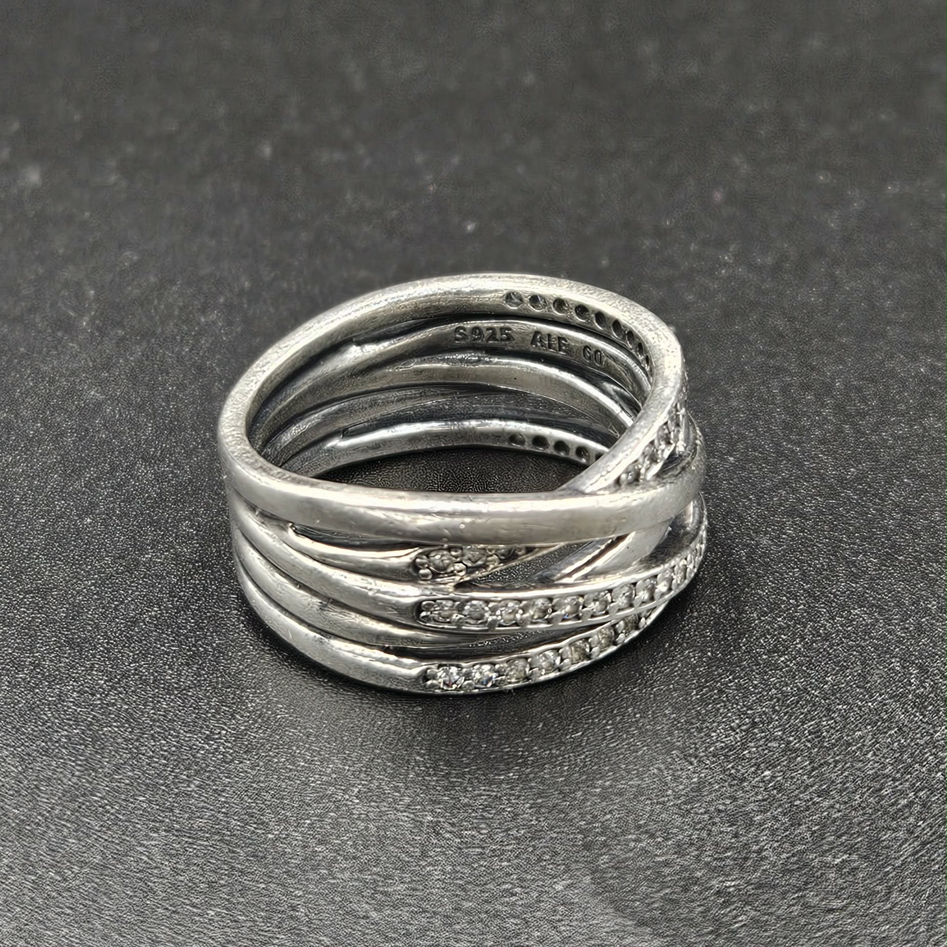 Sterling Silver Cubic Zirconia Ring