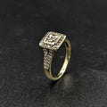 9ct Yellow Gold Diamond Ring