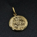 9ct Yellow Gold St Christopher Pendant